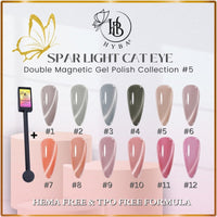 SPAR LIGHT Cat Eye Gel Collection 5 - 12 Colors Box Set - CLEARANCE - HYBA BEAUTY