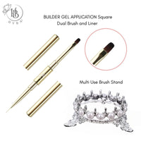 SPECIAL DEAL - BA.GEL® Paris French Builder Gel Starter Kit + Free Brush & Brush Stand - HYBA BEAUTY