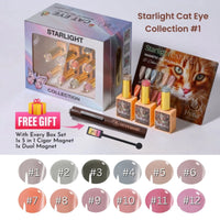 STARLIGHT Cat Eye Collection 1 - Magnetic Gel Polish - HYBA BEAUTY