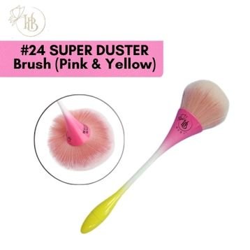 SUPER DUSTER Brush (Pink & Yellow) #24 - HyBa® BEAUTY