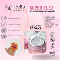 SUPER FLEX - 1 CLEAR Molding Gel 30ml - HYBA BEAUTY