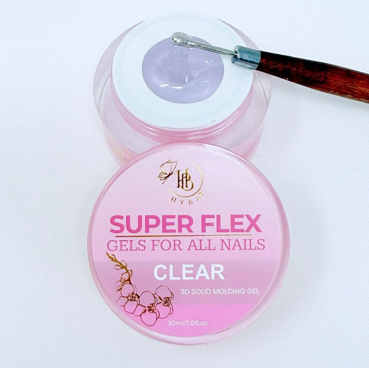 SUPER FLEX - 1 CLEAR Molding Gel 30ml - HYBA BEAUTY