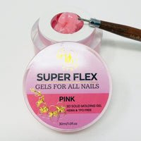 SUPER FLEX - 3 PINK Molding Gel 30ml - HYBA BEAUTY