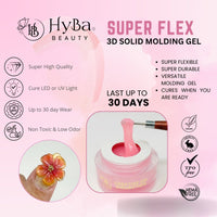 SUPER FLEX - 3 PINK Molding Gel 30ml - HYBA BEAUTY