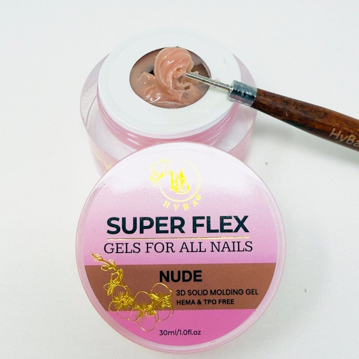 SUPER FLEX - 4 NUDE Molding Gel 30ml - HYBA BEAUTY