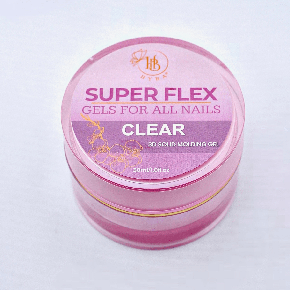 SUPER FLEX Molding Gel 30ml (Clear) - HYBA BEAUTY