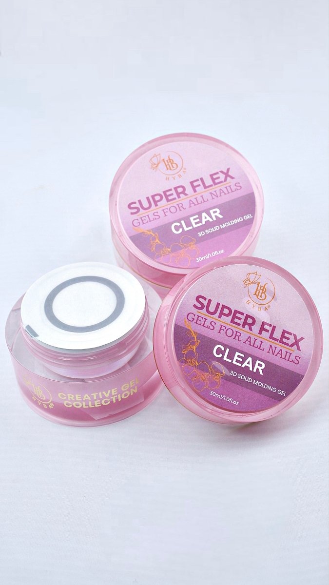 SUPER FLEX Molding Gel 30ml (Clear) - HYBA BEAUTY