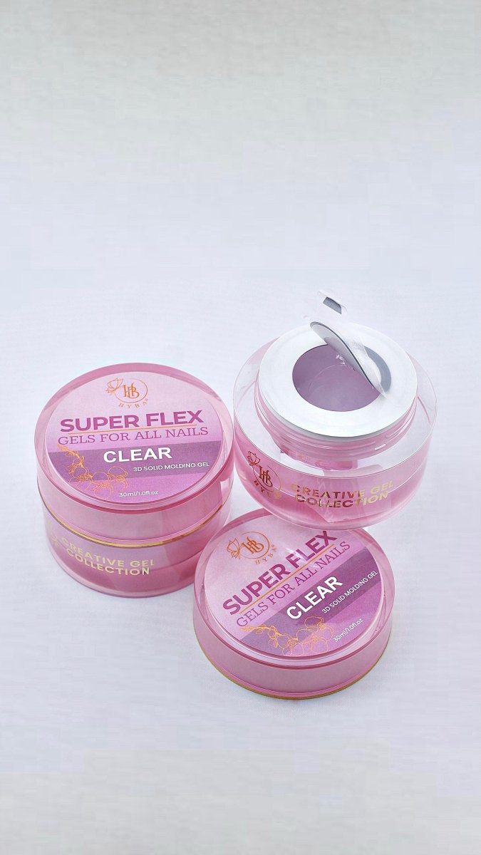 SUPER FLEX Molding Gel 30ml (Clear) - HYBA BEAUTY