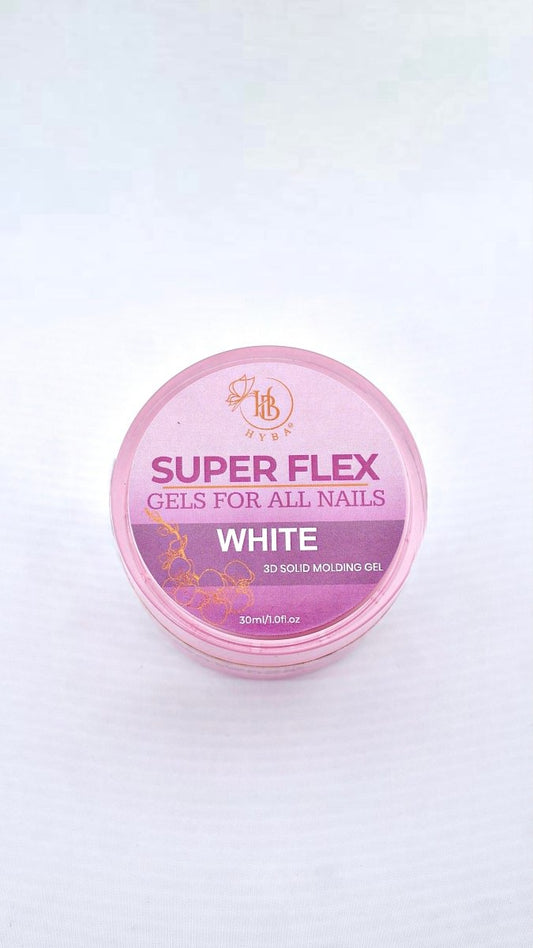 SUPER FLEX Molding Gel 30ml (White) - HYBA BEAUTY