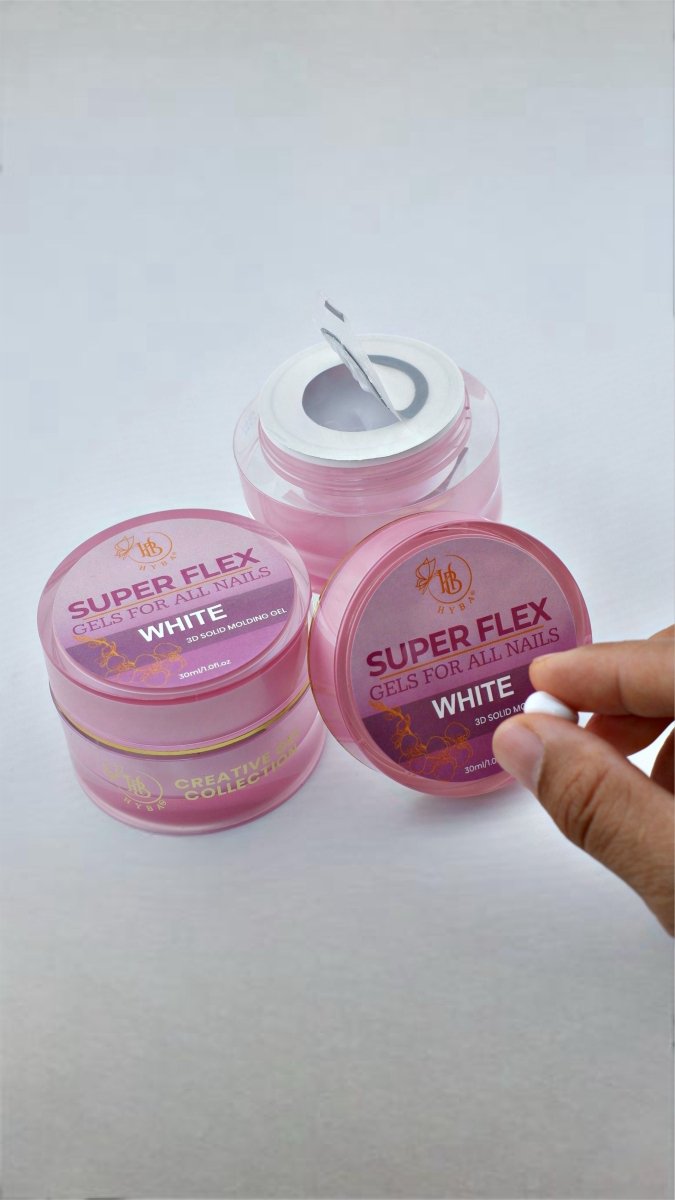 SUPER FLEX Molding Gel 30ml (White) - HYBA BEAUTY