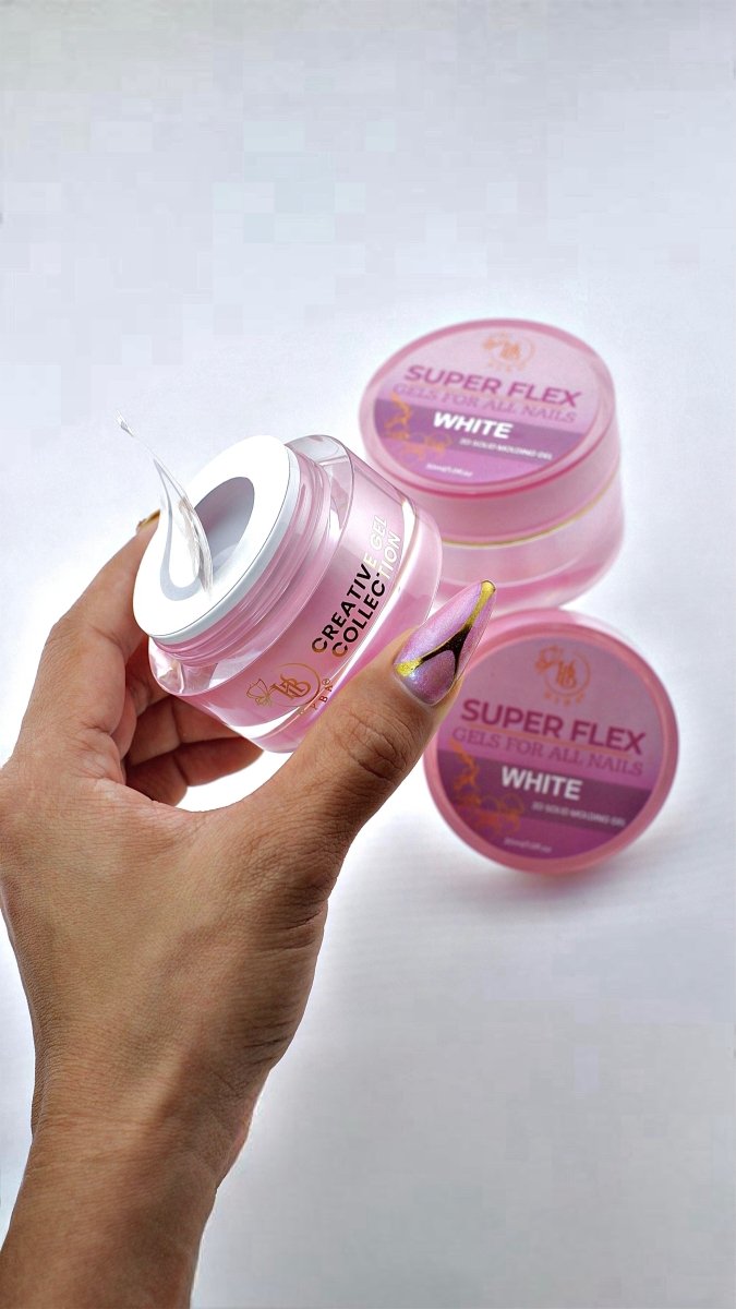 SUPER FLEX Molding Gel 30ml (White) - HYBA BEAUTY