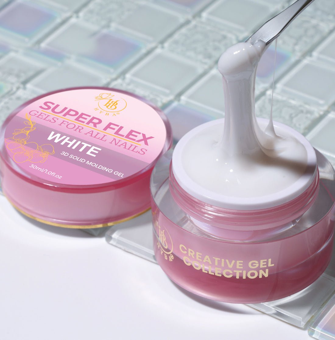 SUPER FLEX Molding Gel 30ml (White) - HYBA BEAUTY