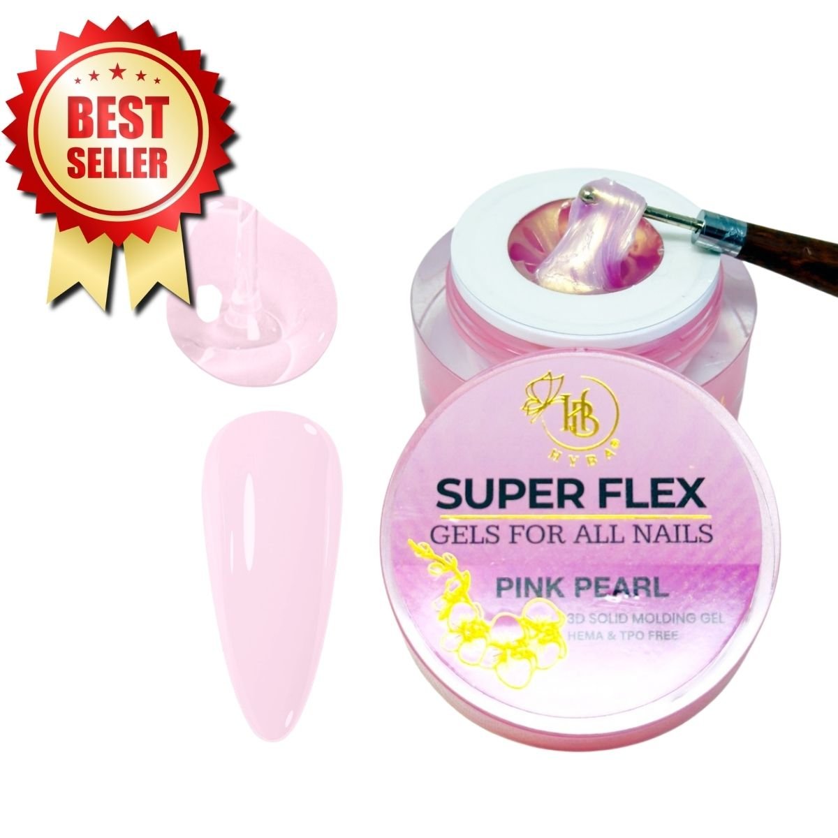 SUPER FLEX Molding Gel PINK PEARL (30) #04 - HyBa® BEAUTY
