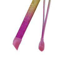 Tweezers Glitter Pink & Gold - 2PK - HYBA BEAUTY