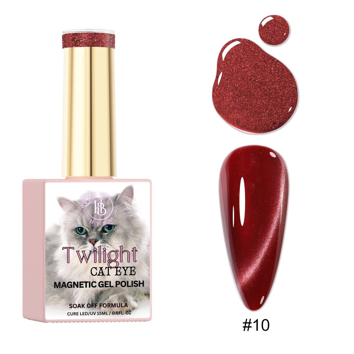 TWILIGHT Cat Eye Collection 2 - Magnetic Gel Polish - HYBA BEAUTY