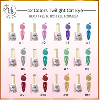 TWILIGHT Cat Eye Collection 2 - Magnetic Gel Polish - HYBA BEAUTY